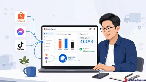 Quản lý COD cho shop online bán đa kênh: Hướng dẫn A-Z