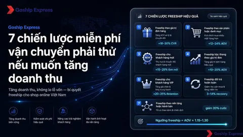 7 chiến lược freeship giúp tăng doanh thu shop online
