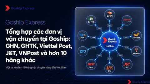 Các đơn vị vận chuyển tại Goship: GHN, GHTK, Viettel Post…
