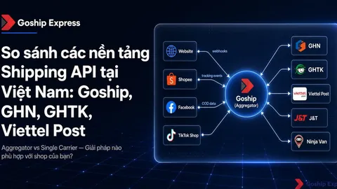 So sánh Shipping API Việt Nam: Goship, GHN, GHTK, Viettel
