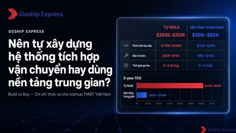 Tự xây dựng shipping API hay dùng nền tảng trung gian?