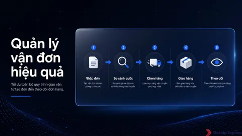 Cách quản lý vận đơn hiệu quả: 7 bước cho shop online