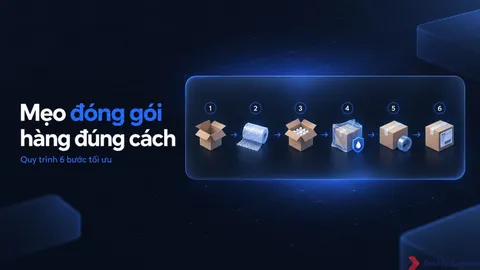 Mẹo Đóng Gói Hàng Hóa Đúng Cách: Giảm Vỡ, Tiết Kiệm Cước