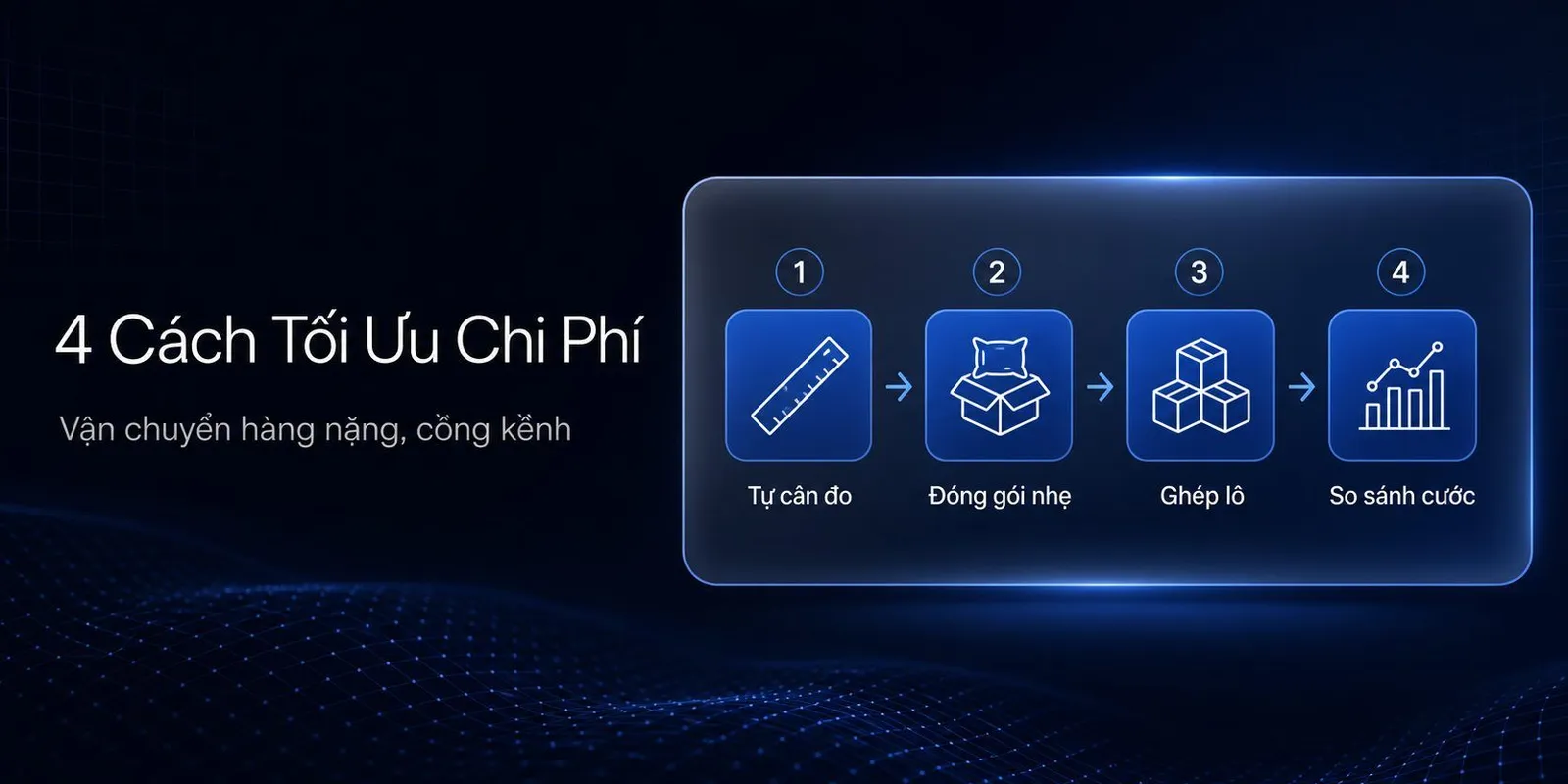 4 Cách Tối Ưu Chi Phí Vận Chuyển Hàng Nặng, Cồng Kềnh