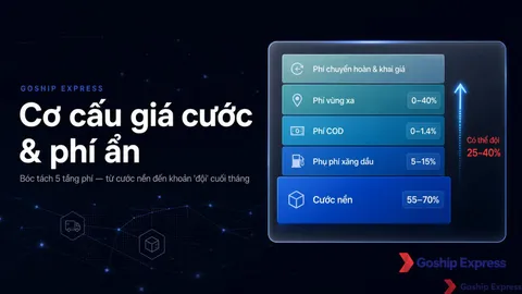 Cơ cấu giá cước vận chuyển: Hiểu đúng để tránh phí ẩn