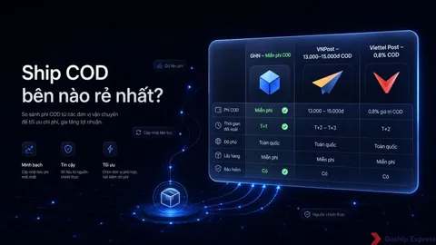 Ship COD Bên Nào Rẻ Nhất? So Sánh GHN, VNPost, Viettel