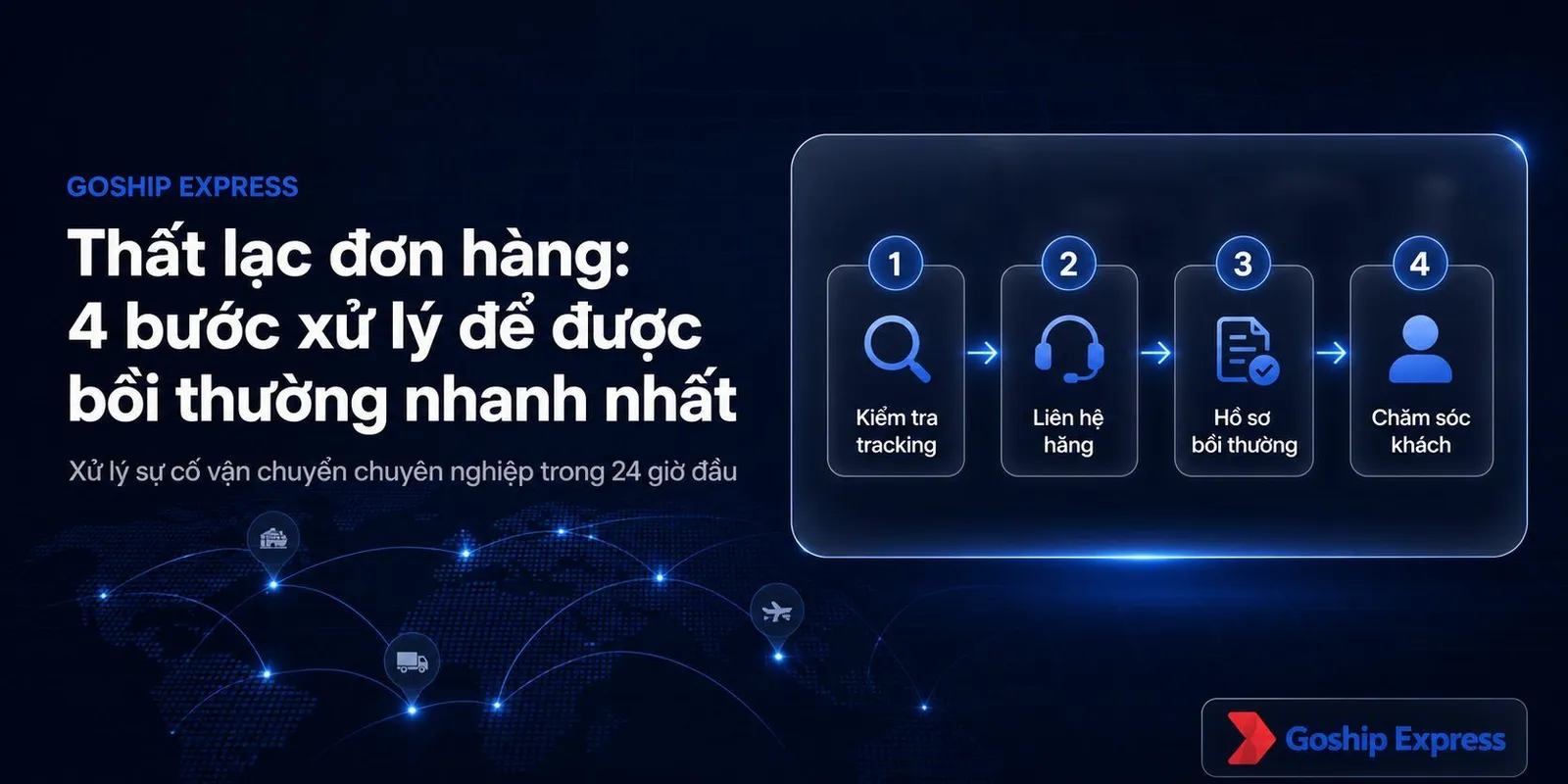 Đơn hàng bị thất lạc: 4 bước xử lý để được bồi thường nhanh