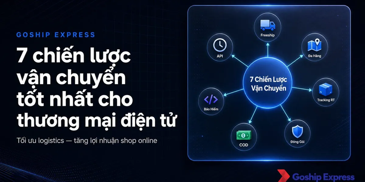 7 Chiến Lược Vận Chuyển Tốt Nhất Cho Thương Mại Điện Tử 2025